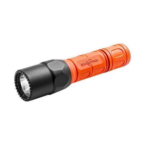 Surefire g2x pro flashlight - 50/320 lumens, fireman orange with helmet mount for sale