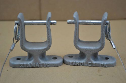 Lot of 2 ziamatic mounting bracket fire truck tool holder for sale