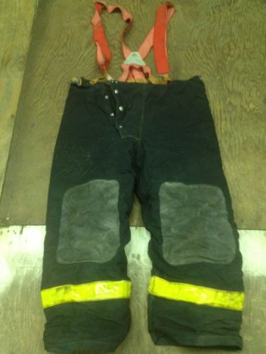 Vintage firefighter bunker pants (quaker safety products) size xl for sale