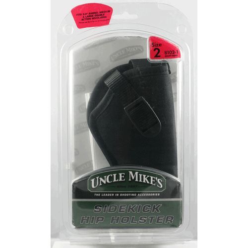 Uncle mike&#039;s 8102-1 black rh sidekick hip holster medium/large-frame size 2 for sale