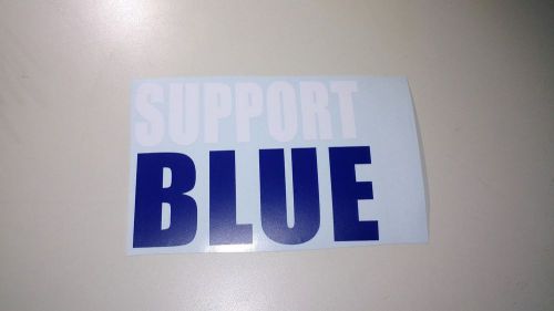 Support BLUE window LARGE decal to support law enforcement