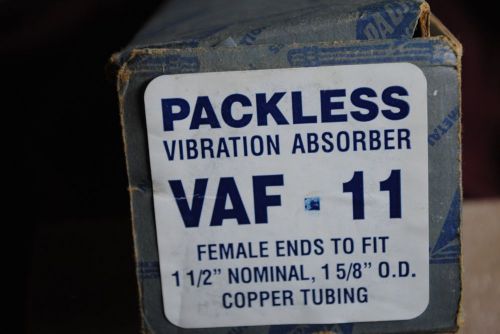 Vibration absorber vaf 11 female end copper tubing for sale