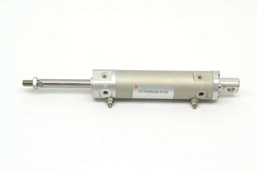 SMC NCDGBA20-0150 1-1/2 IN 3/4 IN DOUBLE ACTING PNEUMATIC CYLINDER B421966