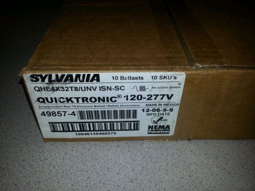 10 sylvania ballast a operates up to 4 bulbs 120 or 277 volts for sale