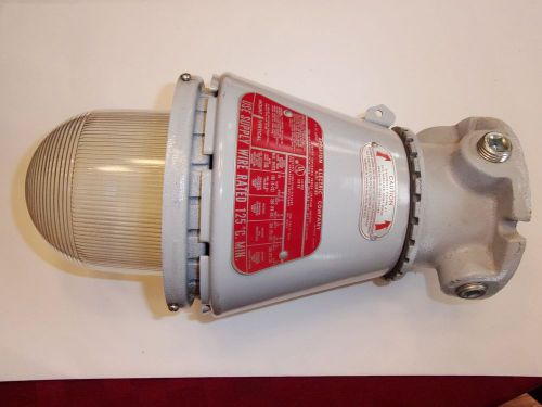 Appleton electric a-51 series vented explosion proof light fixture for sale