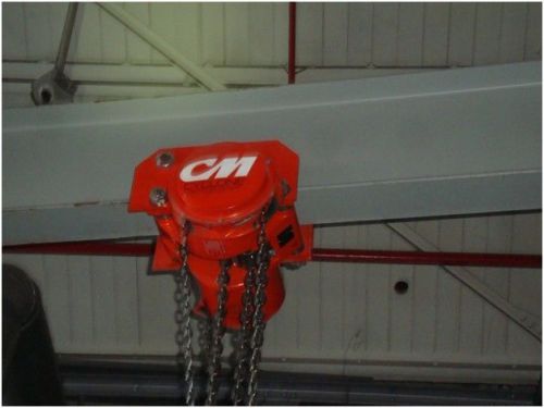 Cm cyclone chain hoist 2 ton barely used for sale