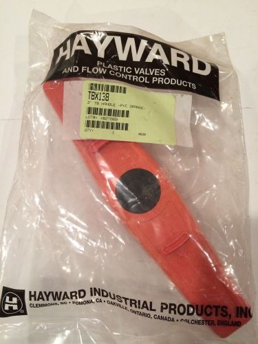 Hayward TBX138   3&#034; TB Series Handle PVC Orange New in Bag