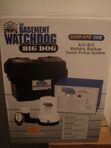 BWD12-120C Basement Watchdog Computer Operated Emergency AC/DC Sump Pump System