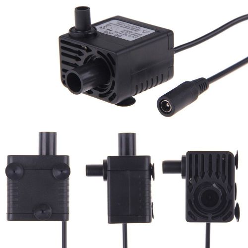 NEW Ultra-quiet Mini DC 12V 2M Brushless Motor Submersible Water Pump 500L/H