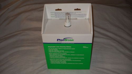 Prostar lens cleaning station by praxair lens cleaner 16 oz bottle 1200 tissues for sale