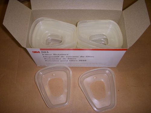 1 BOX OF 3M 501 FILTER RETAINER NEW
