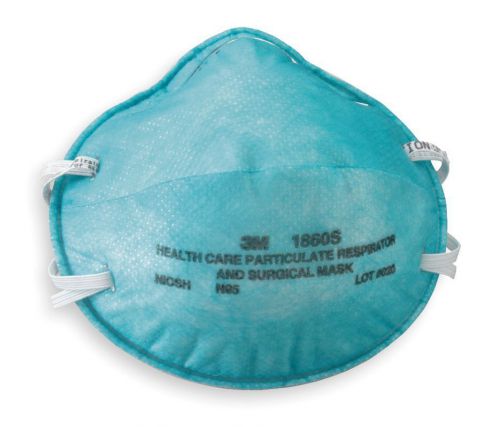 Box of 20 - 3M N95 Disposable Particulate Respirator, Size S, Model 1860S (19B)