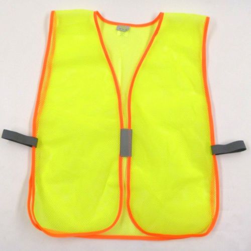 High Visibility Safety VEST Lime Yellow NEW