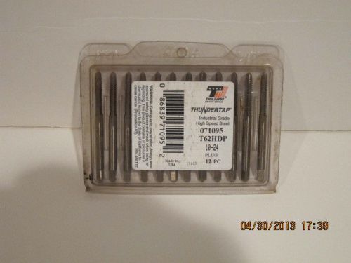 Triumph - plug tap  size 10-24-nc  12 pk- 71095-new in factory sealed package!!! for sale