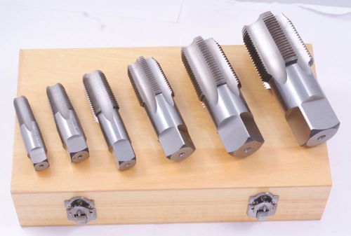 6 piece npt taper pipe tap set (1/4~1-1/4 inch) (1011-3306) for sale