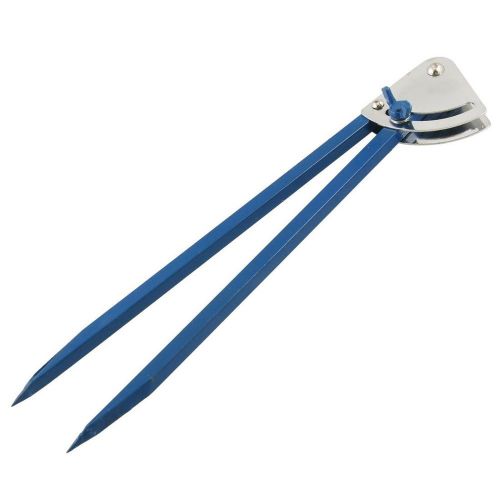 10&#034; metalworking marking circular lines divider caliper blue brand new! for sale