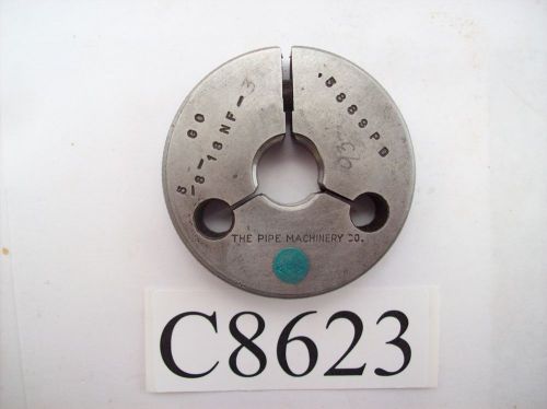 5/8-18 NF-3 THREAD RING GAGE GO PD. .5889 INSPECTION LOT C8623