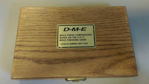 D-M-E Mold Finish Comparison Kit Expanded Version 12-Sample SPI DME