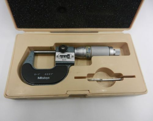Mitutoyo 0-1&#034; digital outside micrometer 193-211 for sale