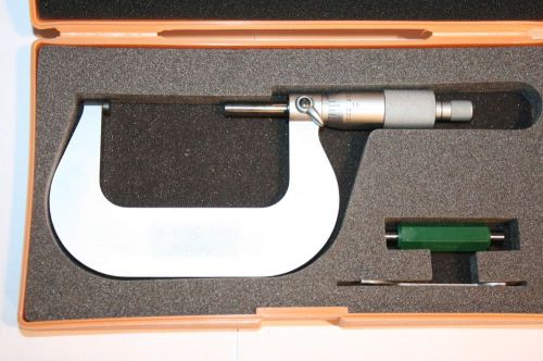 Mitutoyo outside inch micrometer satin-chrome finish ratchet stop 2-3&#034; 101-119 for sale