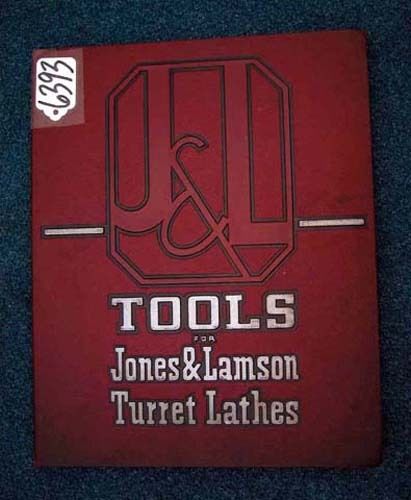 Jones &amp; Lamson Turret Lathe Catalog (Inv.16451)
