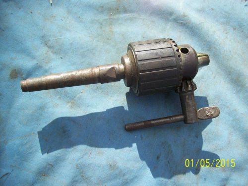 JACOBS 3/8&#034; DRILL CHUCK W/ TAPERED SHAFT THD 5/8-16