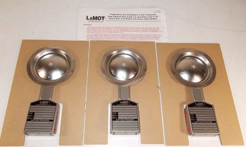 Lot of 3 New LaMOT Corporation Rupture Disks 316-SS-TEF-316SS 2&#034; LDV (LL)