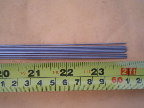 25 PCS. STAINLESS STEEL STRAIGHT LURE SHAFT WIRE FORM 0.0625 (1/16&#034;) X 24&#034; LONG