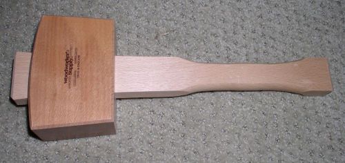 NEW MINT. 4-1/2&#034; Solid Beech Mallet - Made in England from Woodworker&#039;s Supply
