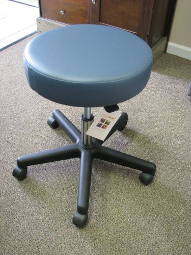 Winco 4300 dental medical doctor&#039;s gas lift stool chair &#034;blueridge&#034; w/out back for sale