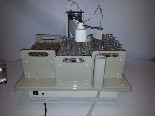 VARIAN SPS 5  SAMPLE PREPARATION SYSTEM AUTOSAMPLER DILUTER  POWER ON VIDEO TEST