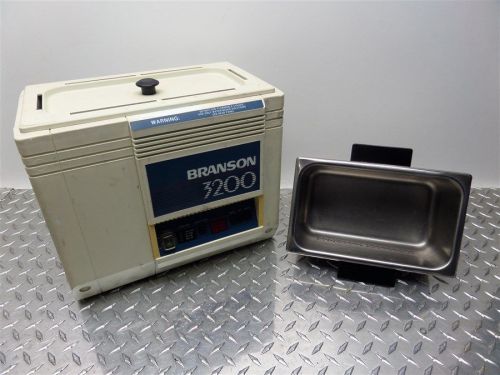 Branson bransonic 3200 11-3/4&#034; x 6-1/8&#034;5-7/8&#034; deep ultrasonic cleaner b3200r-4 for sale