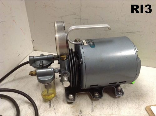 VWR Vacuum Pump &amp; General Electric Single Phase AC Motor 1/6HP 1725RPM 115V 60Hz