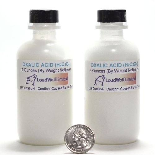 Oxalic Acid  Ultra-Pure (99.8%)  Fine Powder  8 Oz  SHIPS FAST from USA