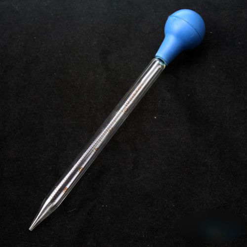 1pcs New 10mL Glass Dropper Glass Pipettes with Red/Blue Rubber Head Dropper