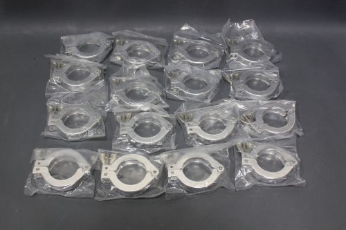 16 NEW ALUMINUM HI VACUUM CLAMPS FLANGE FITTING (S10-3-220G)