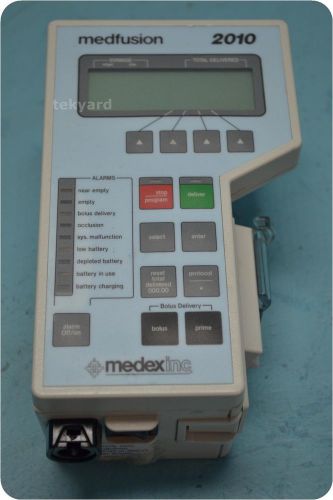 Medex inc. medfusion 2010 syringe infusion pump * for sale