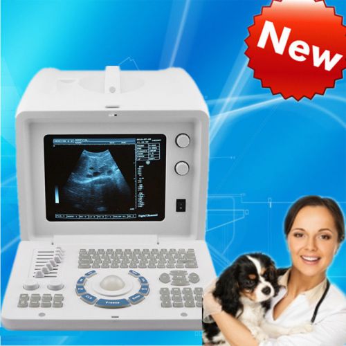 Veterinary Full Digital Ultrasound Scanner System+Convex Probe=Free 3D sofeware