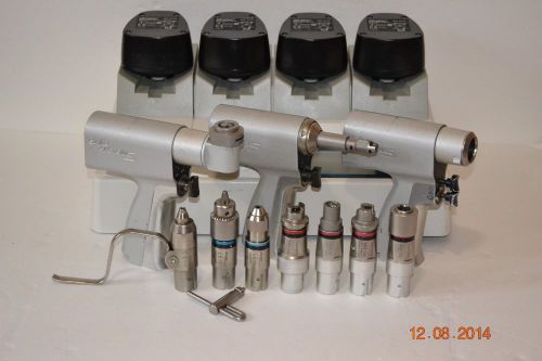 Stryker System 5 Rotary, Sagittal, Recip, Attachments with Batteries &amp; Charger