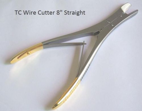TC Wire Bone Cutter 8&#034; Straight Double Action Surgical Orthopedic Instrument