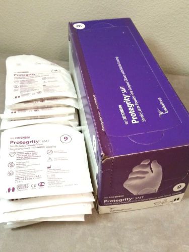 (55) New Cardinal Health Surgical Exam Gloves Protegrity SMT Size 9 Tattoo