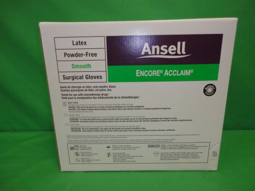 Ansell encore acclaim smooth latex surgical gloves - size 9 [5795007] box/50 for sale