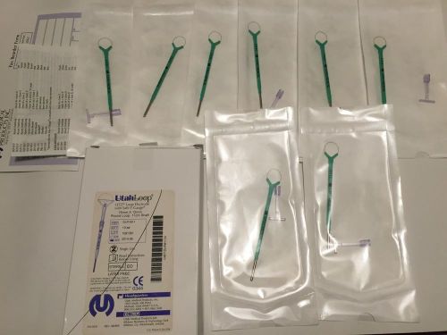 Lot of 8 ~ utah medical letz loop electrode 15mm x 12mm-ref dlp-m11 for sale