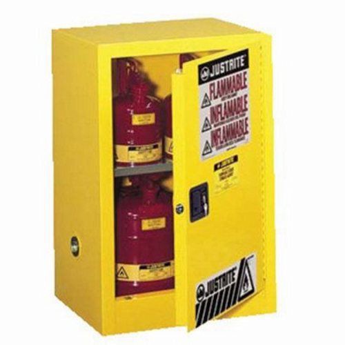 Justrite Sure-Grip Safety Cabinet, Yellow, Flame-Resistant (JUS 891200)