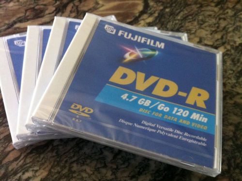 (4x) Fujiflm Dvd-R 4.7 Gb / Go 120 Min