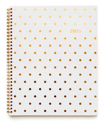 New sugar paper los angeles for target large gold polka dot planner 2015 agenda for sale