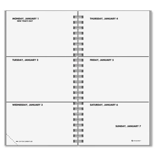 2015 At-A-Glance Dated Weekly Appointment Refills -3.25&#034;x6.25&#034;- 1Year