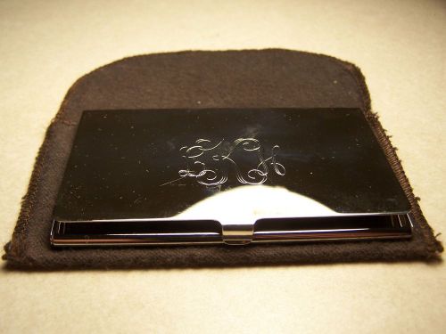 Vintage Silver TOWLE Business / Credit Card Holder - Beautiful!