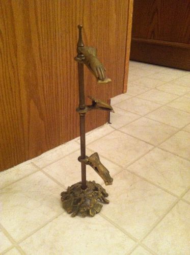Vintage Collectable Glo Mar Art Victorian  Hand Stand Display Business Holder