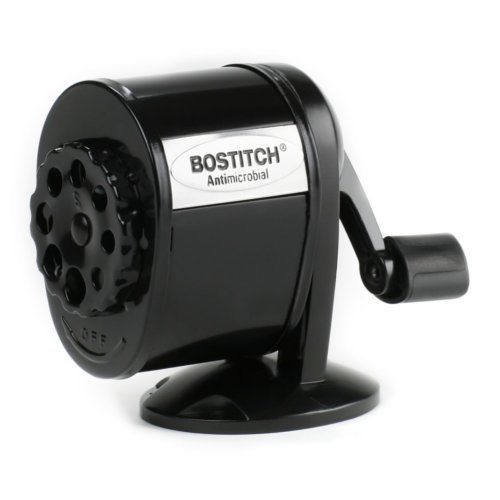 Stanley-Bostitch Manual Pencil Sharpener - BOSMPS1BLK Free Shipping